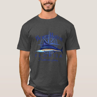 T-shirt Boca Raton Floride Sailfish Billfish Saltwater Fis