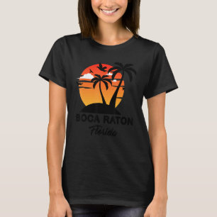 T-shirt Boca Raton Floride Vacation Plage Famille tropical