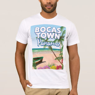 T-shirt Bocas Town Panama Beach poster de voyage