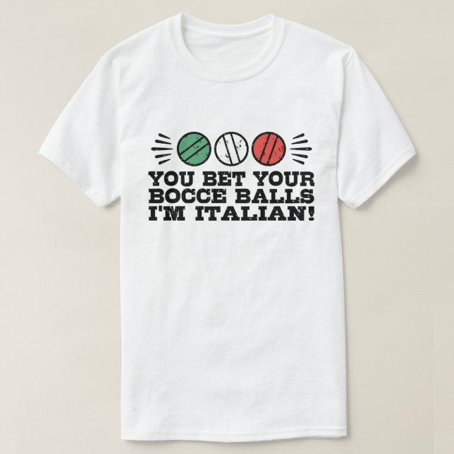 T-shirt Bocce Ball (Design devant)