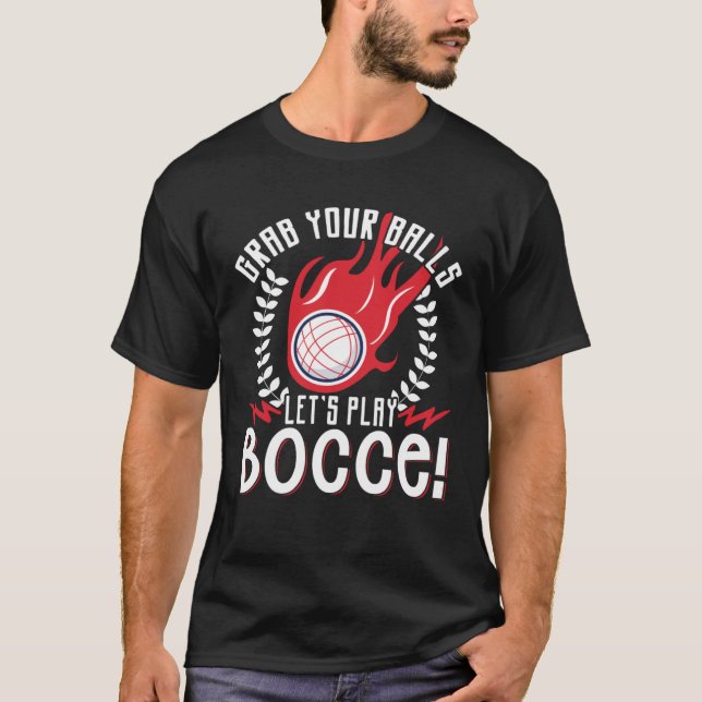T-shirt Bocce Ball Bocce Player  20 (Devant)