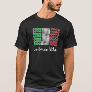 T-shirt Bocce Ball Jeu Italie Drapeau italien Cadeaux