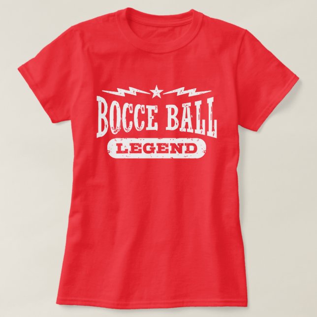 T-shirt Bocce Ball Legend (Design devant)