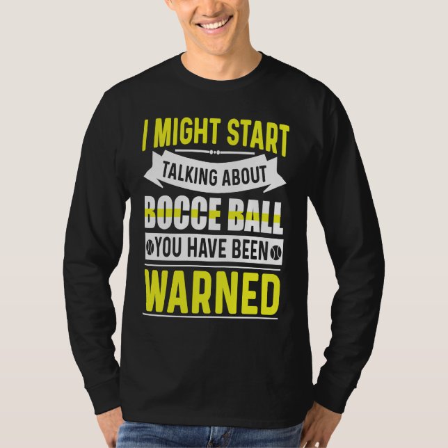 T-shirt Bocce Ball Player for Petanque Game  6 (Devant)