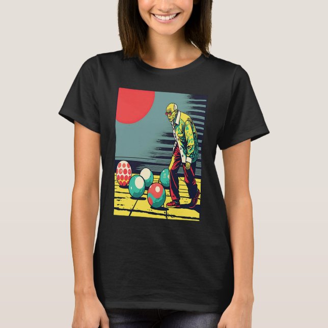 T-shirt Bocce Ball Retrait Appréciation Pop Bocce Ball (Devant)