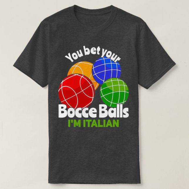 T-shirt Bocce Bocce Bocci T (Design devant)