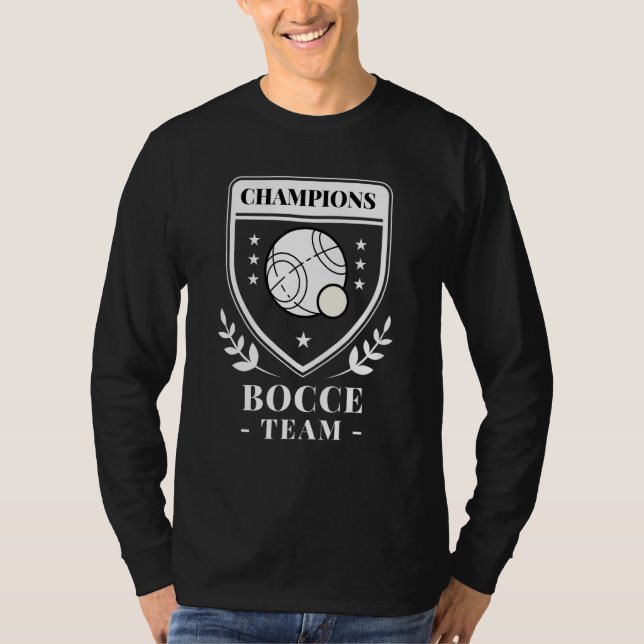 T-shirt BOCCE BOCCI Ball TEAM CHAMPIONS (Devant)