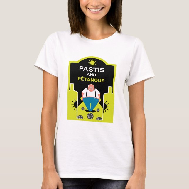 T-shirt Bocce de pétanque française (Devant)