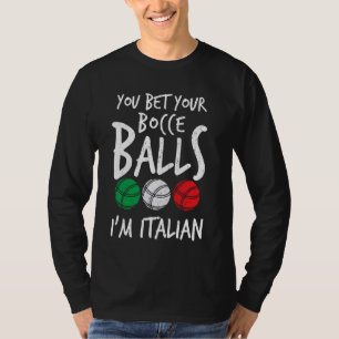 T-shirt Bocce Italia Pride Boccia Bowling Pe