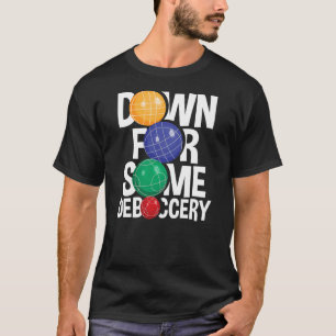 T-shirt Bocce Joueur de boule de Deboccery pelouse