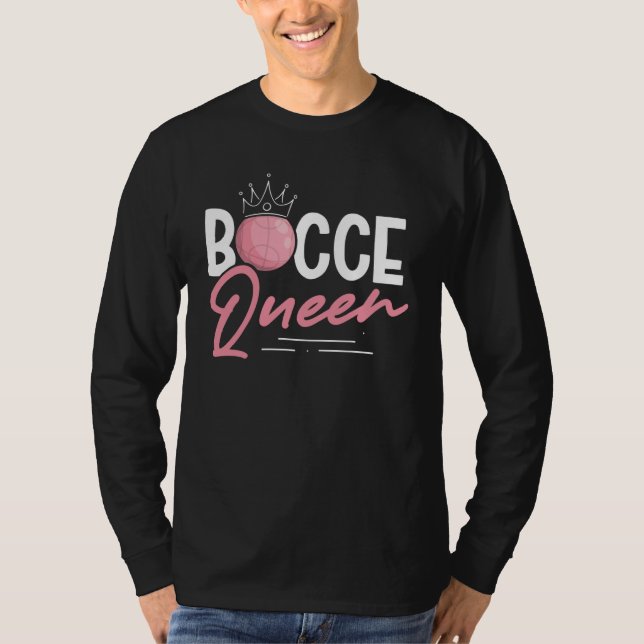 T-shirt Bocce Queen Bocce Ball (Devant)