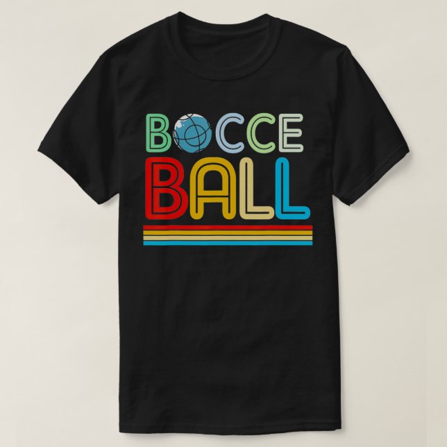 T-shirt Bocce rétro (Design devant)