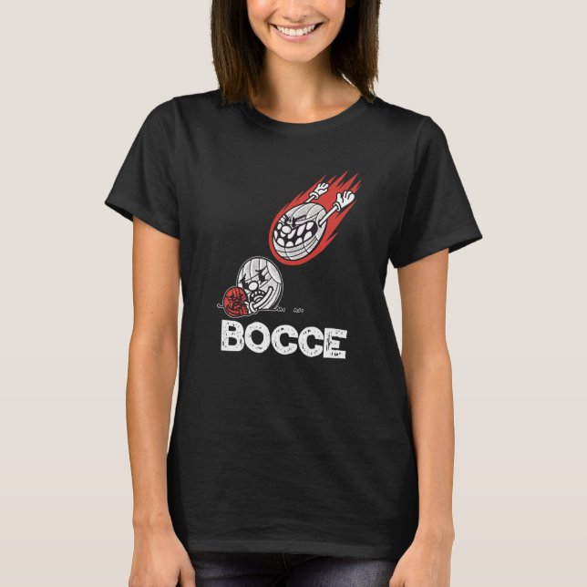 T-shirt Bocce Slogan Bocci Jeu Bocce Ball Avec Jack Bocce (Devant)