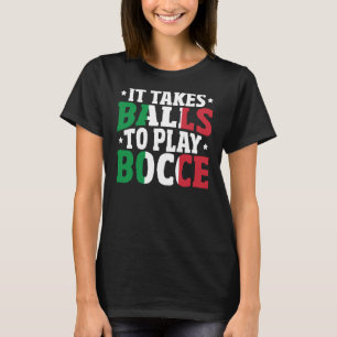 T-shirt Bocce Sports Plaisanter Italien Bocca Game Bocca B