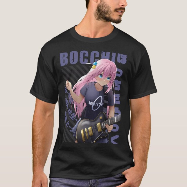 T-shirt Bocchi Le Rocher - Hitori Gotou (Devant)