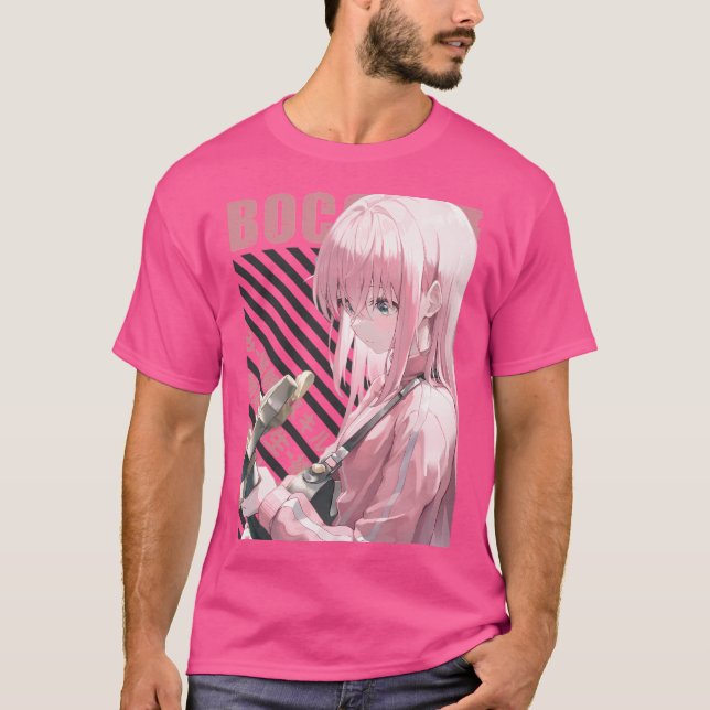 T-shirt Bocchi Le Rocher - Hitori Gotou (Devant)