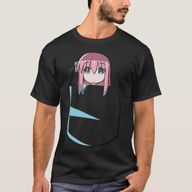T-SHIRT BOCCHI THE ROCK!: BOCCHI POCKET (Devant)