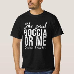 T-shirt Boccia drôle d'idée cadeau sportif
