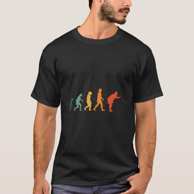 T-shirt Boccia Evolution Bocce Ball Pã©Tanque (Devant)