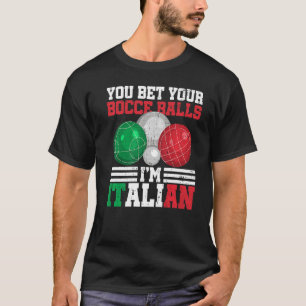 T-shirt Boccia Italien Pour Une Légende Bocce Ball Italien