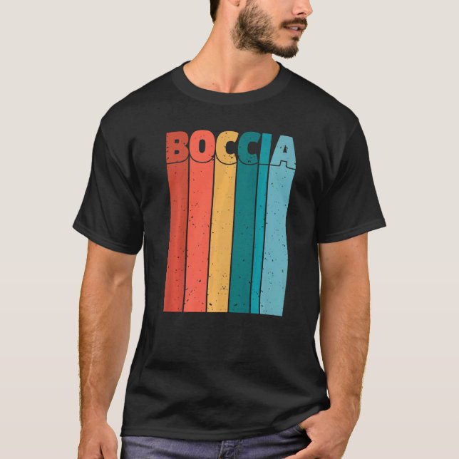 T-shirt Boccia tenue avec Boccia balls pour Boccia jeu 1 (Devant)