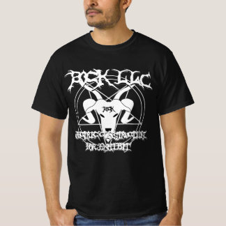 T-shirt Bock.LLC　EVIL GOAT Tシャツ　バンドT風