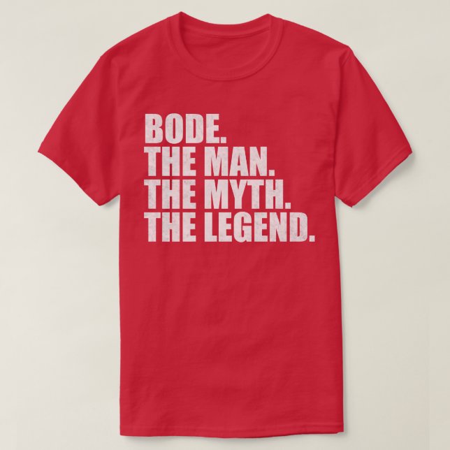 T-shirt BodeBode Nom Bode prénom (Design devant)