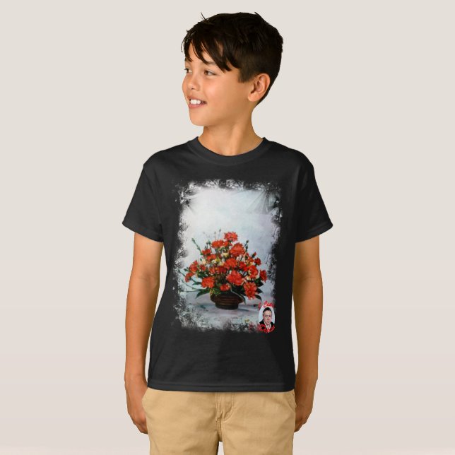 T-shirt Bodegón de flores (Devant entier)