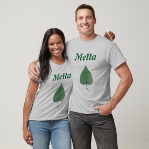T-shirt Bodhi Leaf, Metta - Customisé