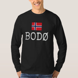 T-shirt Bodø Norvège Pays Famille Voyage Voyage Enfants Ho
