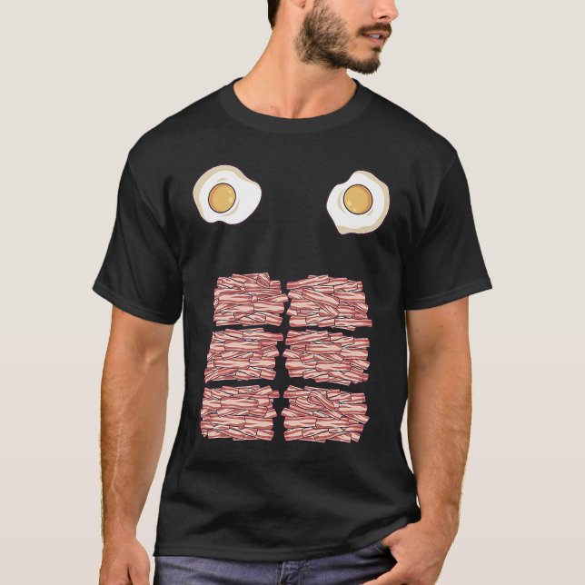 T-shirt Body of BACON with Eggs  Funny Fitness Keto Diet a (Devant)