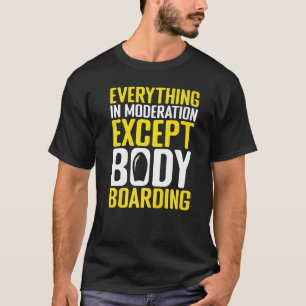 T-shirt Bodyboard Bodyboard Bodyboarder Beach Vêtements