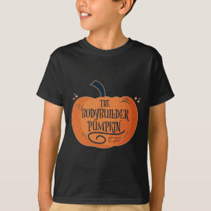 T-shirt Bodybuilder Citrouille Correspondant Halloween Pyj