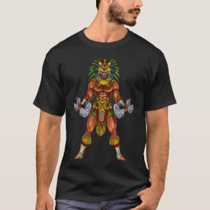 T-shirt Bodybuilder du guerrier aztèque