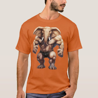 T-shirt Bodybuilder Elephant
