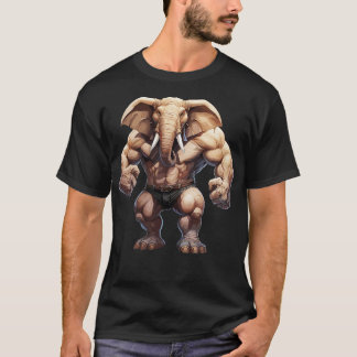 T-shirt Bodybuilder Elephant