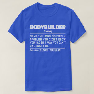 T-shirt Bodybuilder Noun Définition Fitness Lover Workout