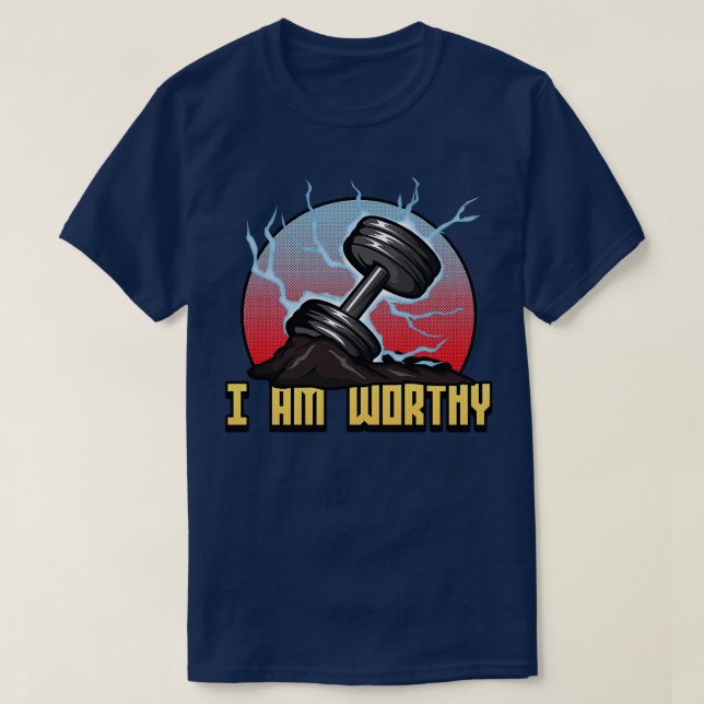 T-shirt Bodybuilding avec Dumbbells 4 (Design devant)