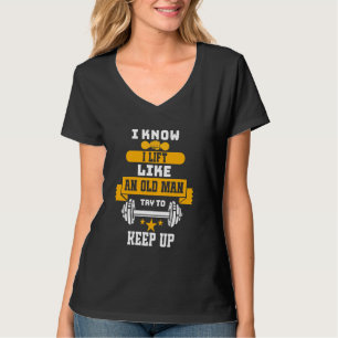 T-shirt Bodybuilding Fun Je Sais Que J'Ascense Comme Un Vi