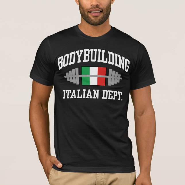 T-shirt Bodybuilding italien (Devant)
