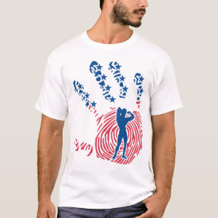 T-shirt bodybuilding_musculation_main_ americaine_drapeau_