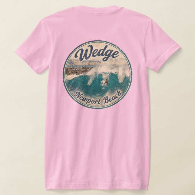 T-Shirt Bodysurfing the Wedge (Femmes)  (Couchage Retour)