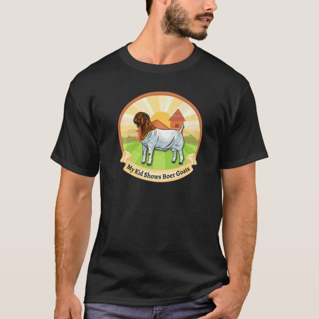 T-shirt Boer Goat Farm My Kid Shows Boer Goats   (Devant)
