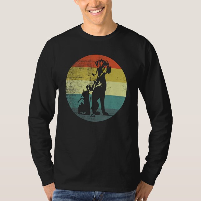T-shirt Boerboel Dog Retro Design (Devant)