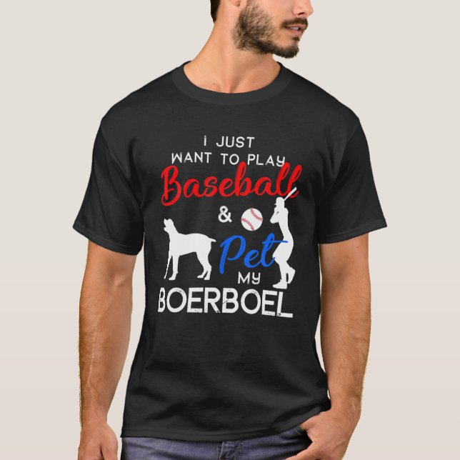 T-shirt Boerboel Funny Baseball Chien propriétaire Lover X (Devant)
