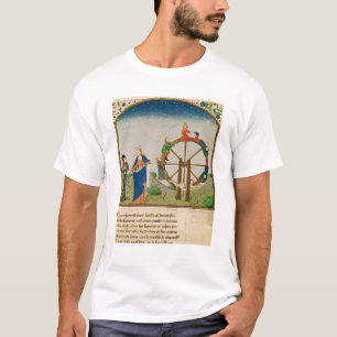 T-shirt Boethius avec la roue de la fortune