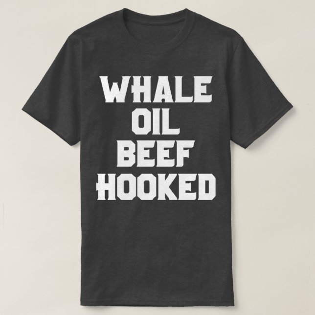 T-shirt Boeuf à l'huile de baleine haché (Design devant)