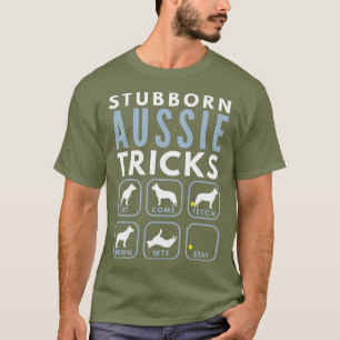 T-shirt Boeuf australien têtu Tricks - Chien