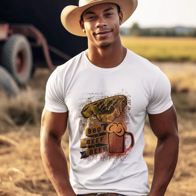 T-shirt Bœuf BBQ Bière (Créateur téléchargé)