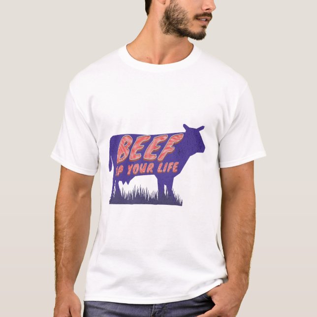 T-shirt Boeuf dans ta vie (Devant)